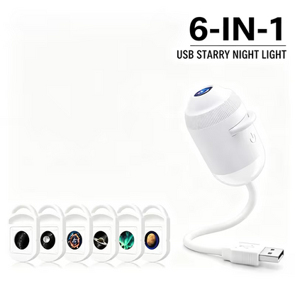 2-in-1 Galaxy Projector Night Light