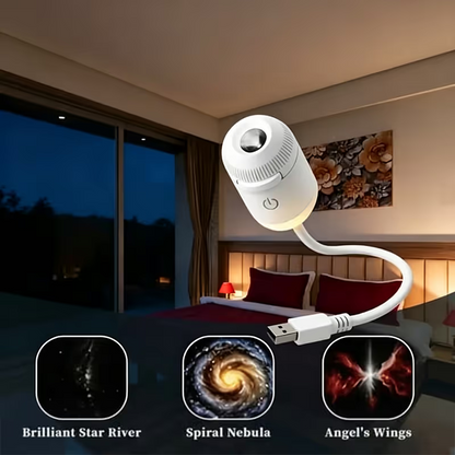 2-in-1 Galaxy Projector Night Light