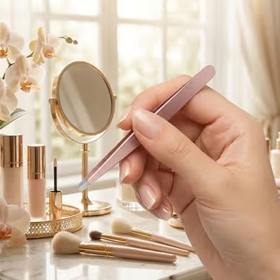Lashes and Brows Set of Tweezers and Dual Ended Lash/Brow Comb