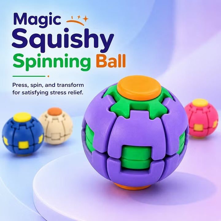 🔥Magic Squishy Spinning Ball