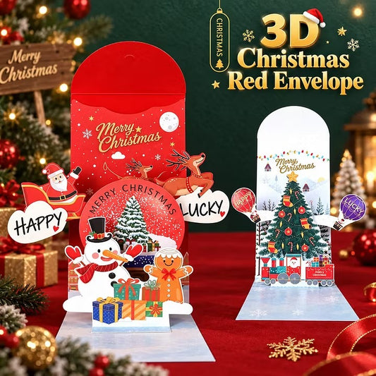 💌Handmade 3D Christmas Money Card