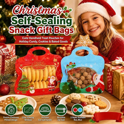 🎁Festive Self-Seal Treat Bags