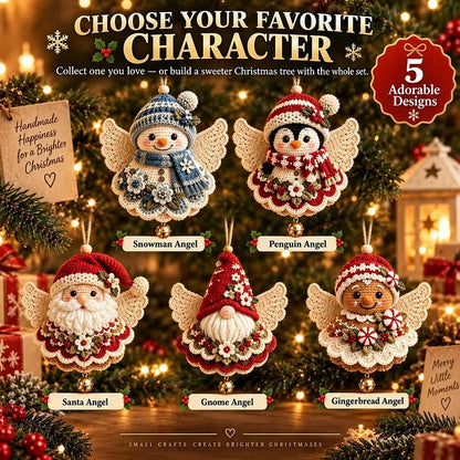 ⛄DIY Crochet Christmas Angel Ornament Kit