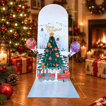 💌Handmade 3D Christmas Money Card