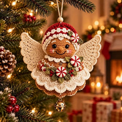 ⛄DIY Crochet Christmas Angel Ornament Kit